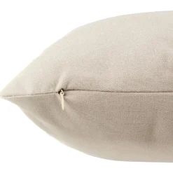 Coussin rectangulaire beige 40 x 60 cm