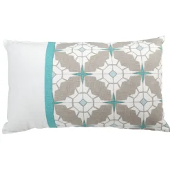 Coussin rectangulaire carreaux de ciment