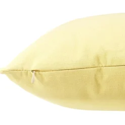Coussin rectangulaire jaune or 40 x 60 cm