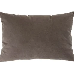 Coussin rectangulaire marron chocolat 40x60cm