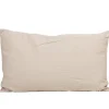 Coussin rectangulaire uni taupe
