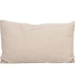Coussin rectangulaire uni taupe