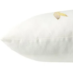 Coussin Rocio imprimé poisson blanc et bleu 30x50cm