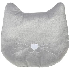 Coussin tête de chat
