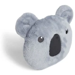 Coussin tête de koala polyester gris Ø33cm