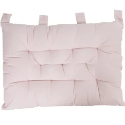 Coussin tête de lit rectangulaire rose