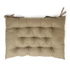 Coussin tête de lit rectangulaire vert kaki 50x70cm