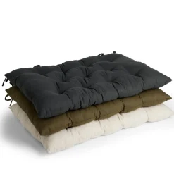 Coussin tête de lit rectangulaire vert kaki 50x70cm