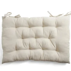 Coussin tête de lit rectangulaire beige 50x70cm