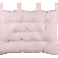 Coussin tête de lit rose clair