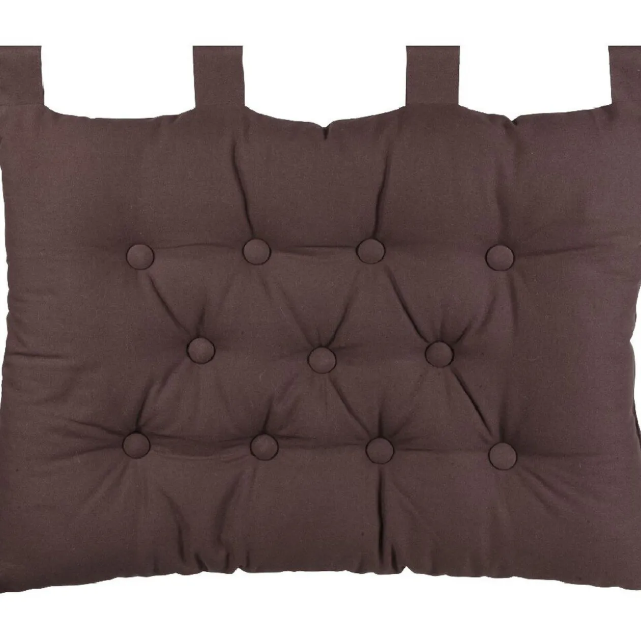Coussin tête de lit taupe