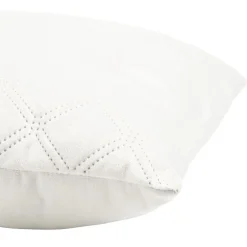 Coussin velours effet matelassé 40x40 cm