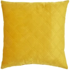 Coussin velours effet matelassé 40x40 cm