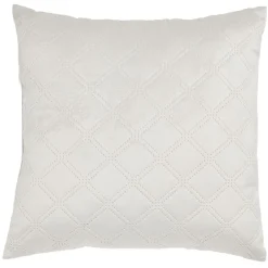 Coussin velours effet matelassé 40x40 cm