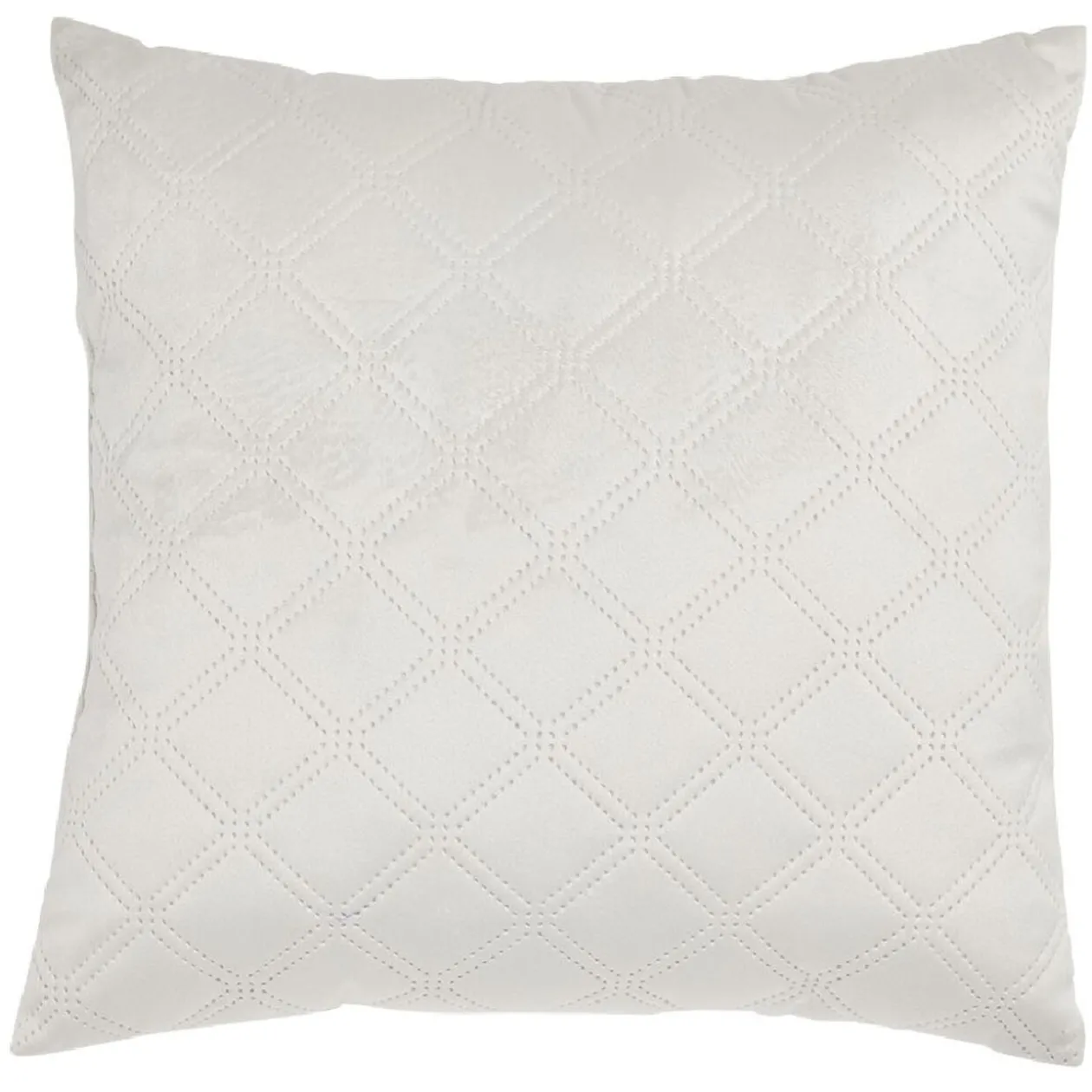 Coussin velours effet matelassé 40x40 cm