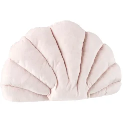 Coussin velours forme coquillage