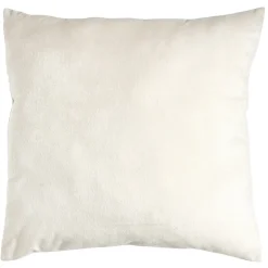 Coussin velours gris ou ivoire