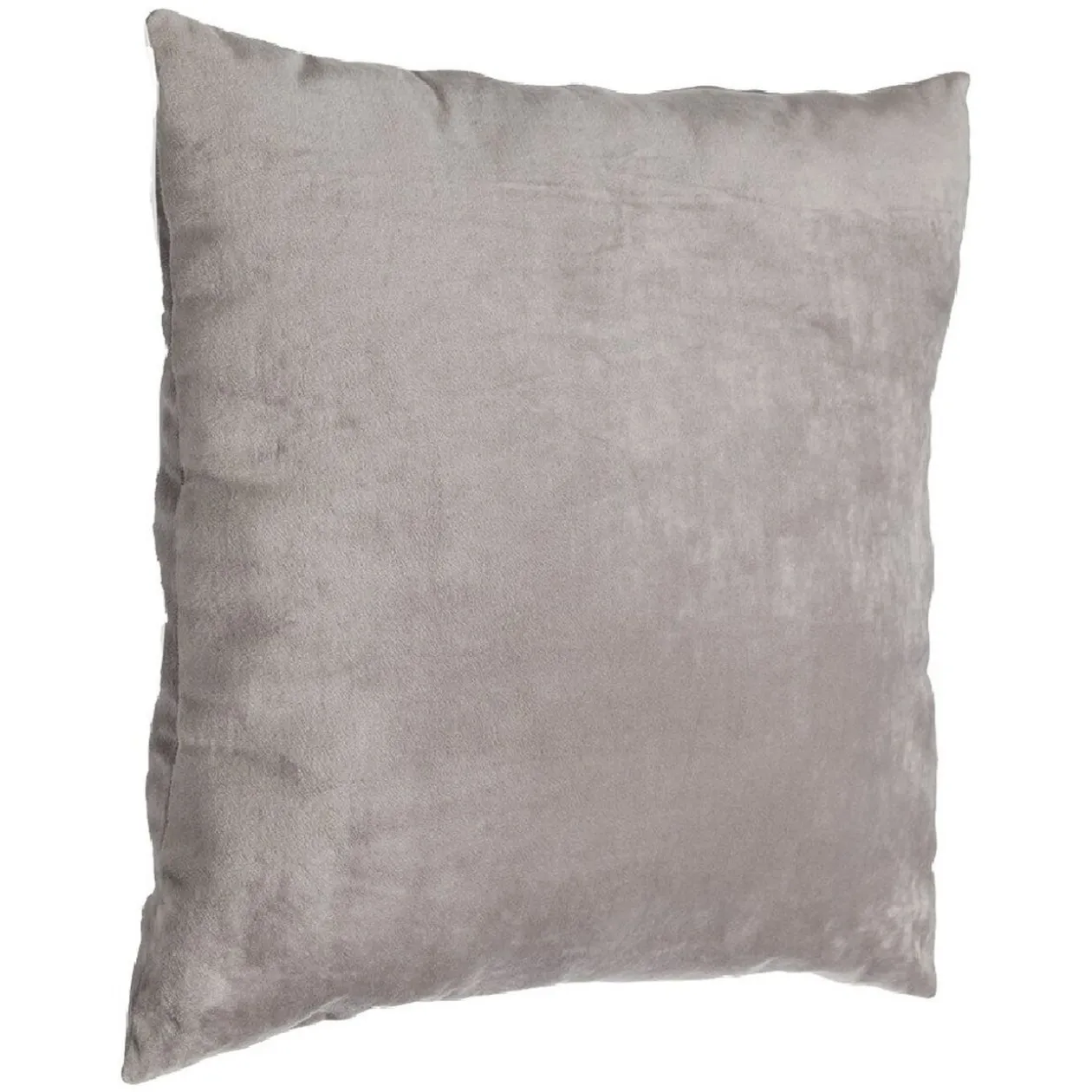 Coussin velours gris ou ivoire