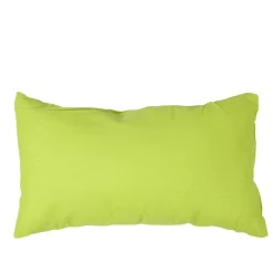 Coussin vert anis rectangulaire