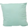 Coussin vert d eau carré