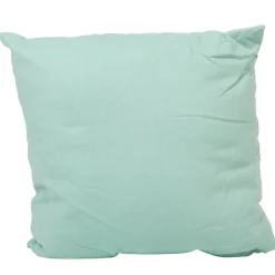 Coussin vert d eau carré