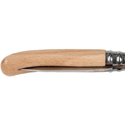 Couteau à virole marron inox&hêtre