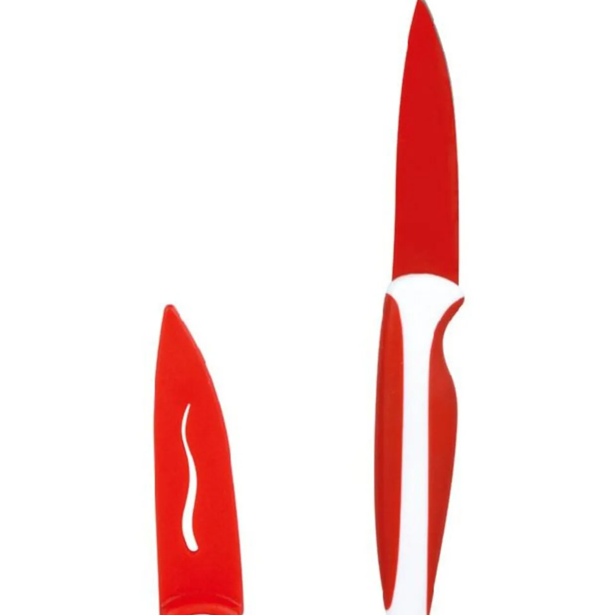 Couteau d office rouge