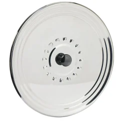 Couvercle anti éclaboussures en inox ø 28 cm