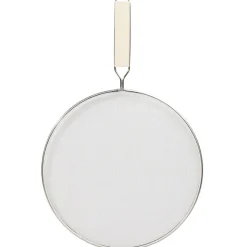 Couvercle anti éclaboussures écran inox et bambou Ø25cm