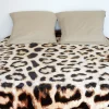 Couverture 2 places design peau de bête