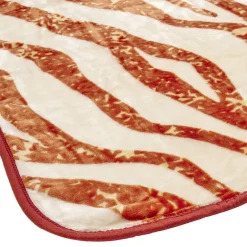 Couverture 2 places imprimé assorti jungle ou animal 240x220 cm