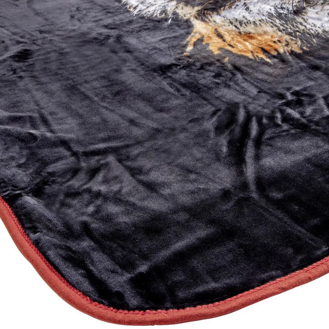 Couverture 2 places imprimé assorti jungle ou animal 240x220 cm