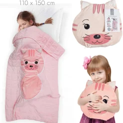 Couverture convertible Chat 110x150 cm