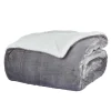 Couverture flanelle dos Sherpa 2 personnes