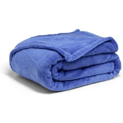 Couverture flanelle 200x220cm polyester - 3 coloris