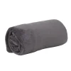 Couverture gris foncé uni