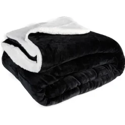 Couverture polaire doublure sherpa