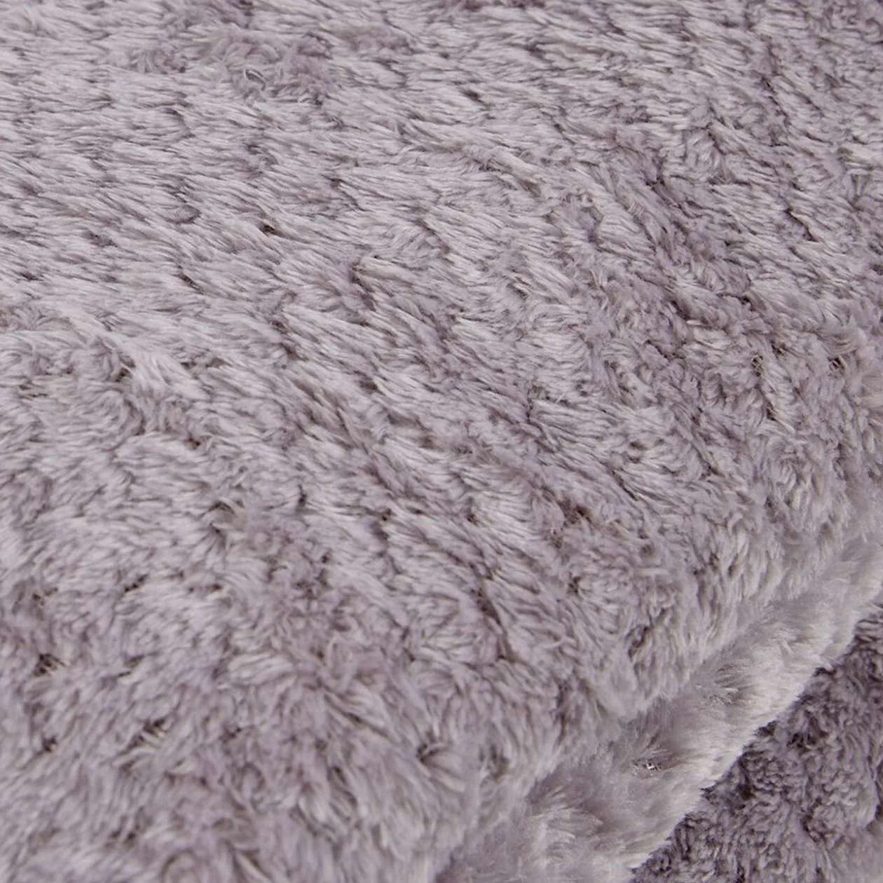 Couverture unie beige gris ou rose 230x230 cm