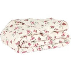 Couvre lit avec sac imitation boutis