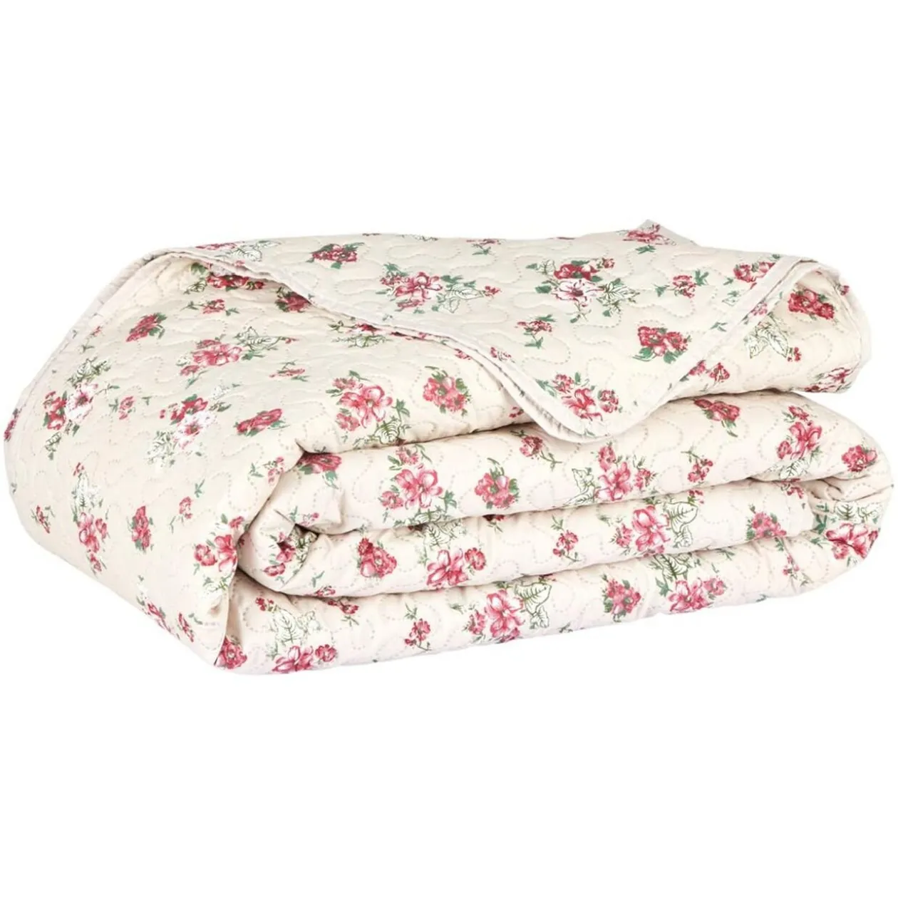 Couvre lit avec sac imitation boutis