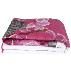 Couvre lit matelassé design zen Bouddha