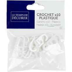 Crochet x10 blanc
