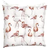Dessus de chaise imprimé flamants roses