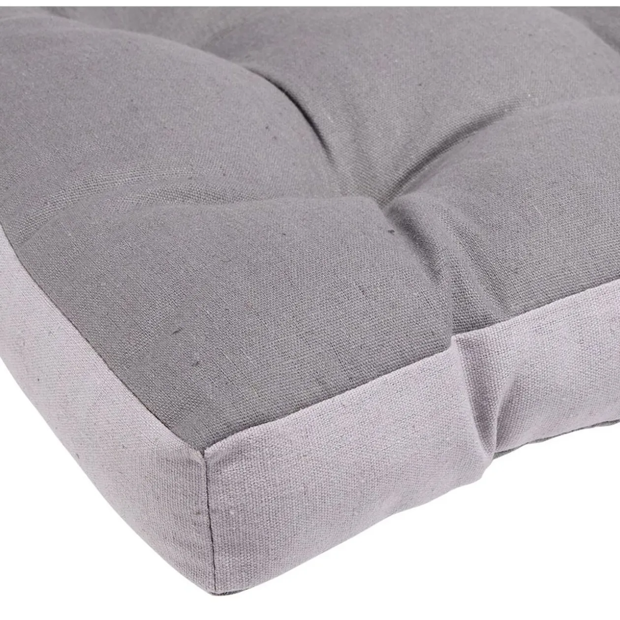 Dessus de chaise matelassé à nouettes 38x38xép5cm