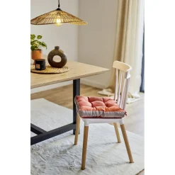 Dessus de chaise matelassé à nouettes 38x38xép5cm