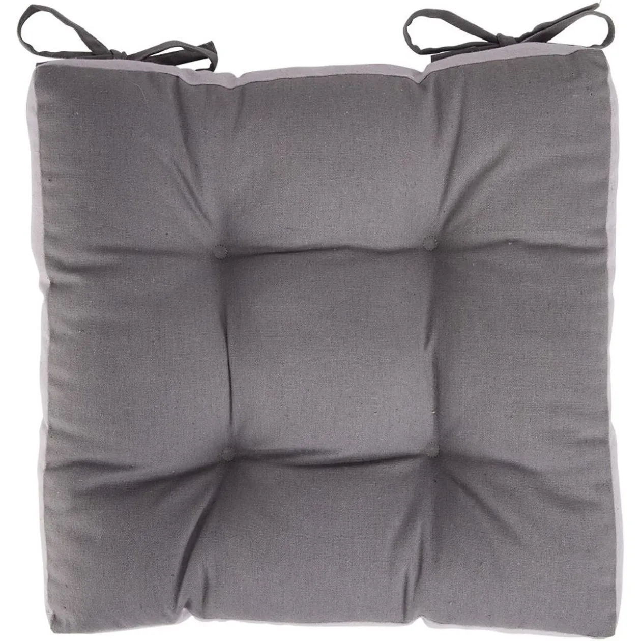 Dessus de chaise matelassé à nouettes 38x38xép5cm