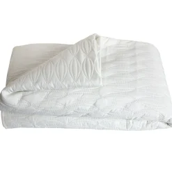 Dessus de lit crème