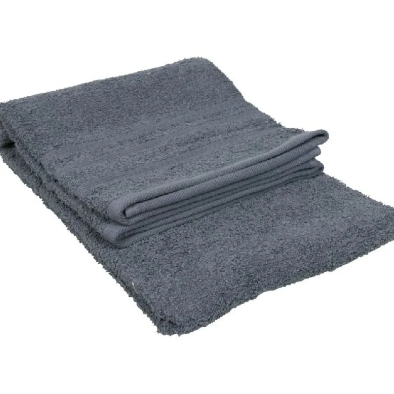 DRAP DE BAIN COULEUR GRIS FONCE