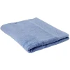 Drap de bain en coton bleu 90x150 cm