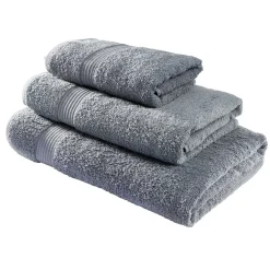 Drap de bain maxi 90x150cm coton gris denim